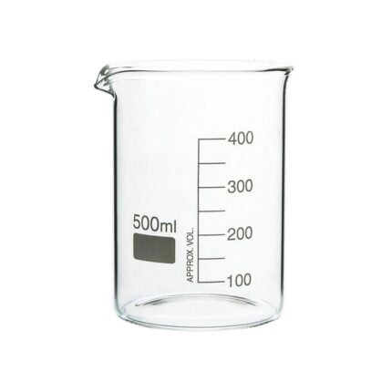 Borosilicate Glass Beaker (500 ML) - Pack of 6