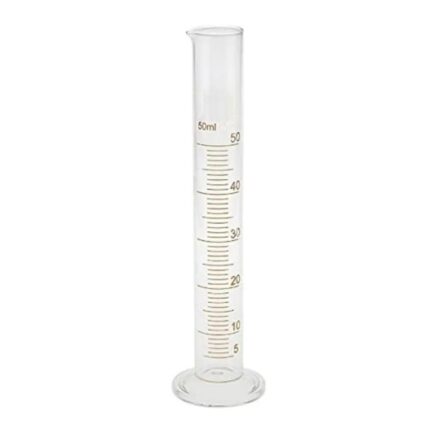 Borosilicate Graduated Measuring Cylinder (50 ML) - Pack of 2