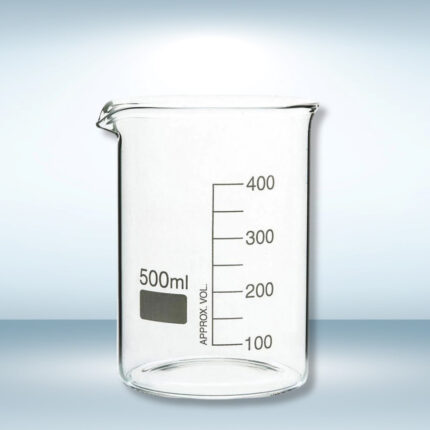 Borosilicate Glass Beaker (500 ML) - Pack of 6
